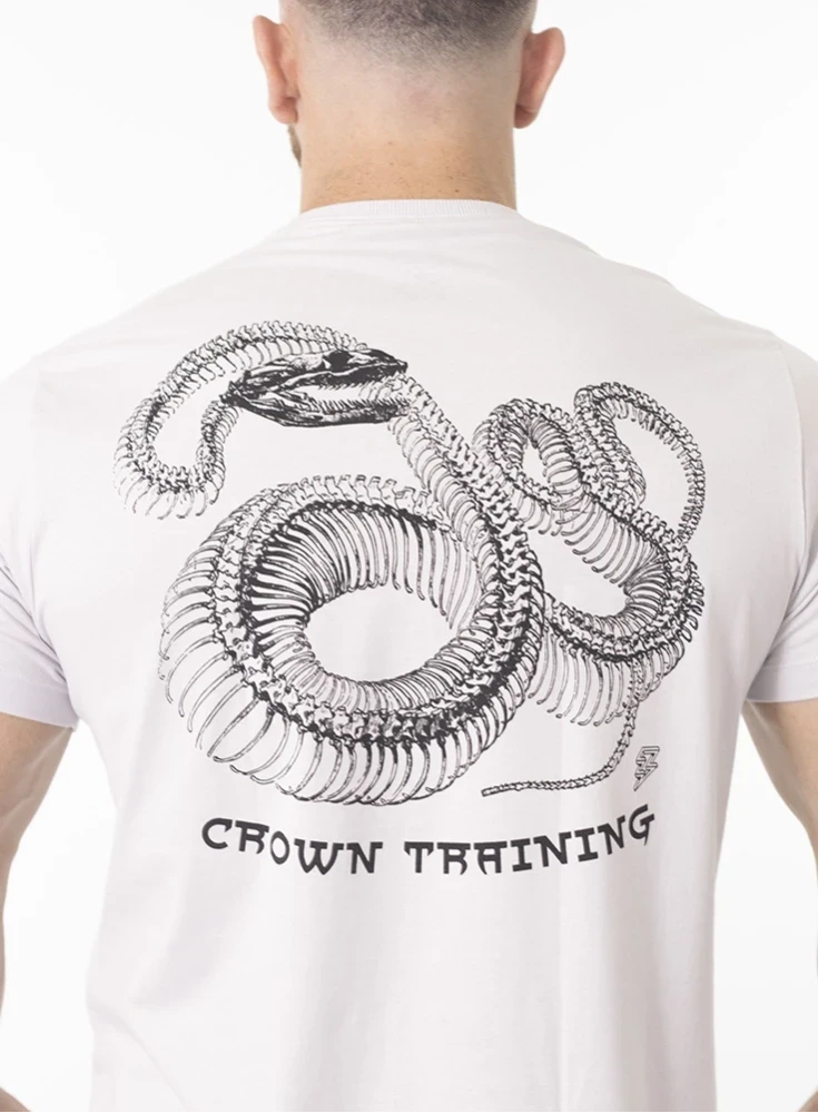 Camiseta Crown Training  Cobra  Cinza 