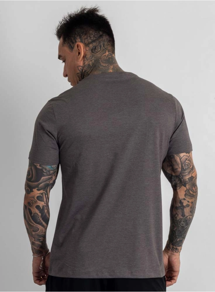 Camiseta Crown Training Minimalist Mescla Black