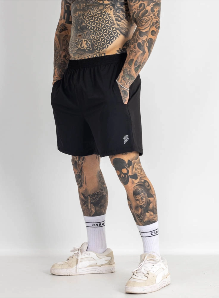 Bermuda Crown Poliamida Curta Classic Preta