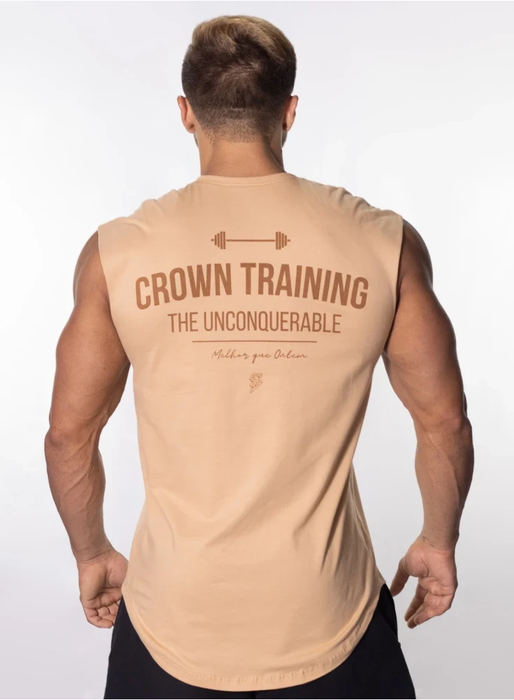 Regata Crown Training Japonesa Viciado no Pump Bege