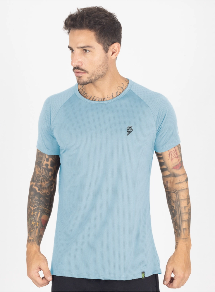 Camiseta Crown Dry Fit ice Classic Azul Bebê