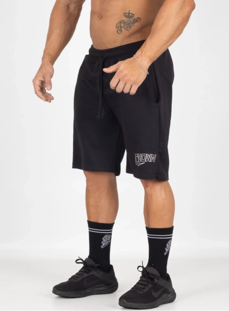Bermuda Crown Moletom Spark  Preto 
