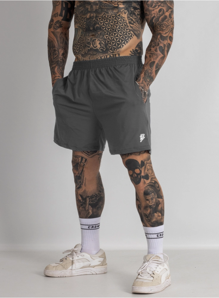 Bermuda Crown Poliamida Curta Classic Grafite Bermuda Crown Poliamida Curta Classic Grafite