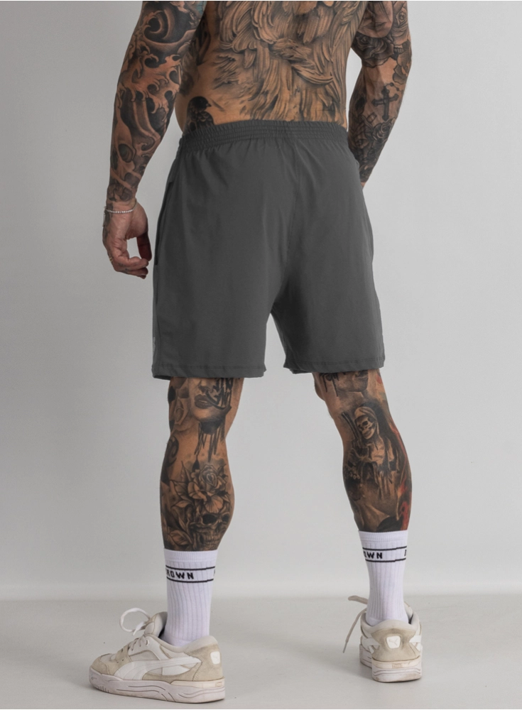 Bermuda Crown Poliamida Curta Classic Grafite Bermuda Crown Poliamida Curta Classic Grafite