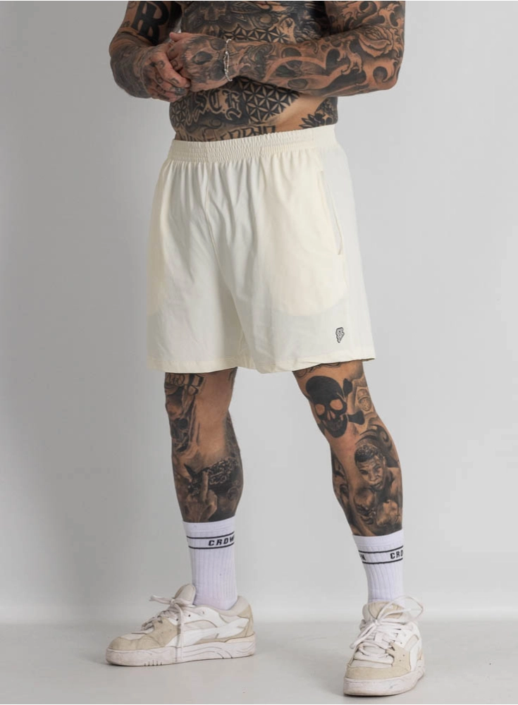 Bermuda Crown Poliamida Curta Original Off White