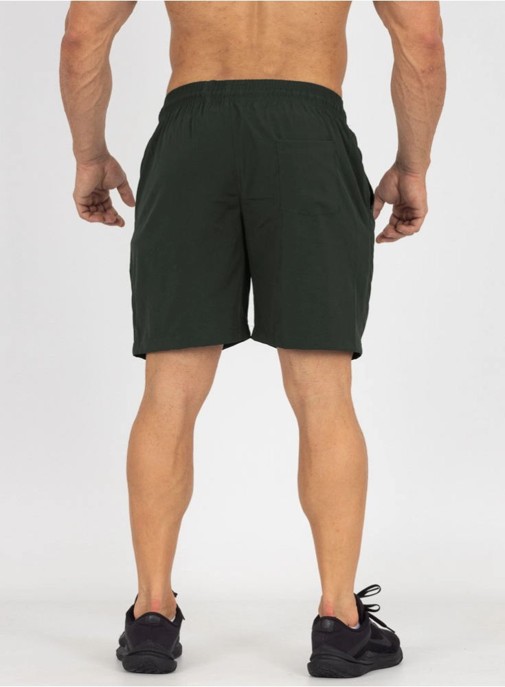 Bermuda Crown Training Tactel Verde Escuro