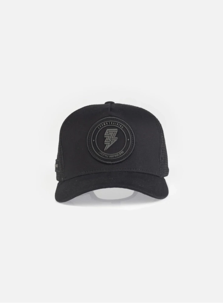 Boné Crown Training Trucker Preto Boné Crown Training Trucker Preto