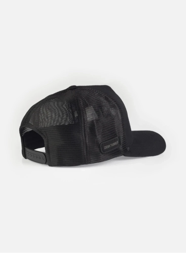 Boné Crown Training Trucker Preto Boné Crown Training Trucker Preto