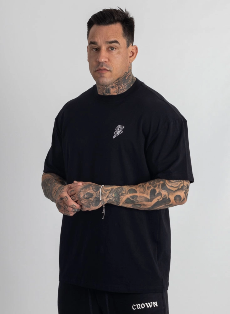 Camiseta Oversized Warlift Bushido Preta Camiseta Oversized Warlift Bushido Preta