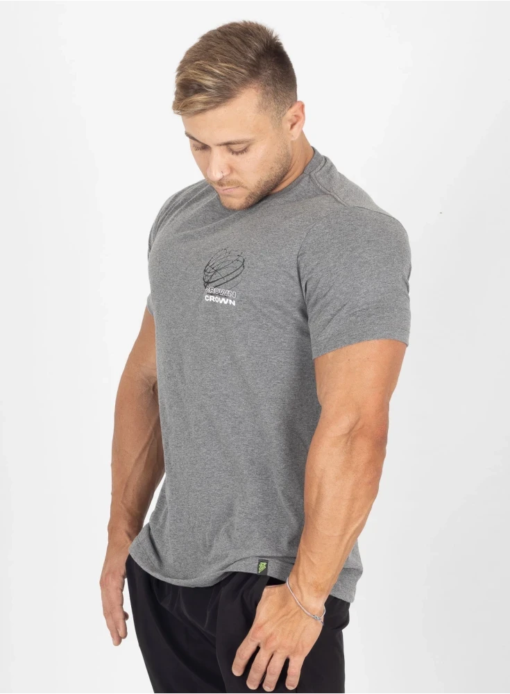 Camiseta Crown Training Orbital Mescla Escuro