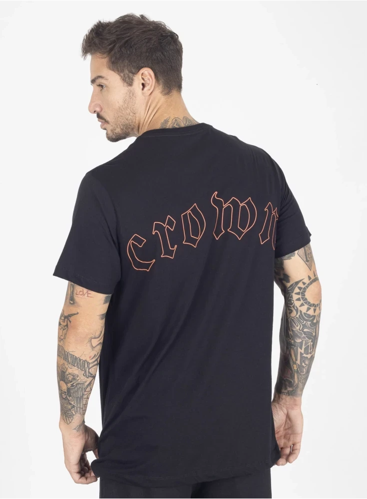 Camiseta  Crown Training Fire  Preto 