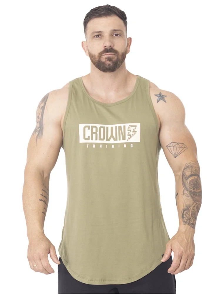 Regata Crown Training Long Verde MIlitar