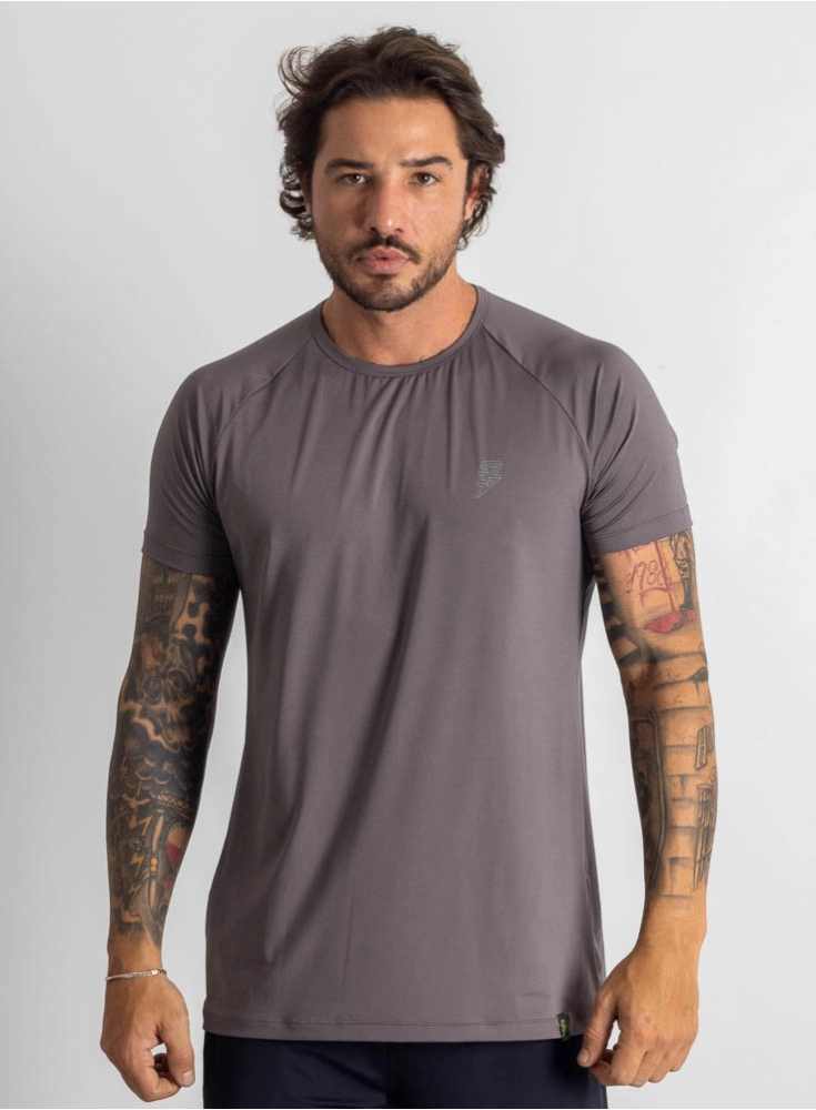 Camiseta Crown Dry Fit Grafite