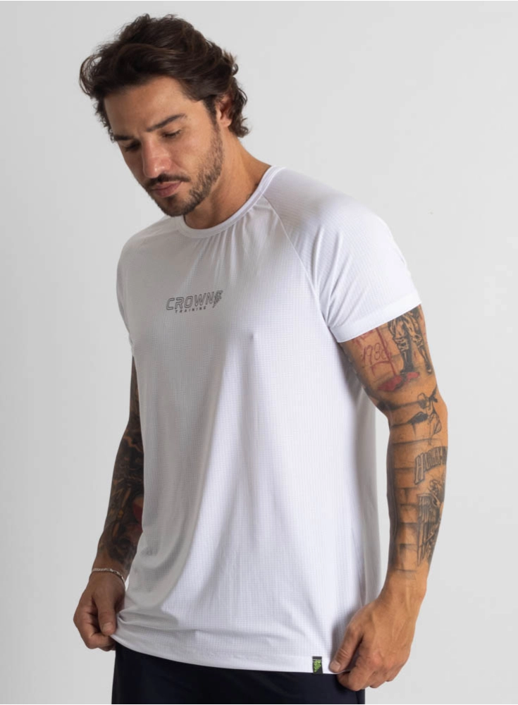Camiseta Crown Dry Fit Ice Branca