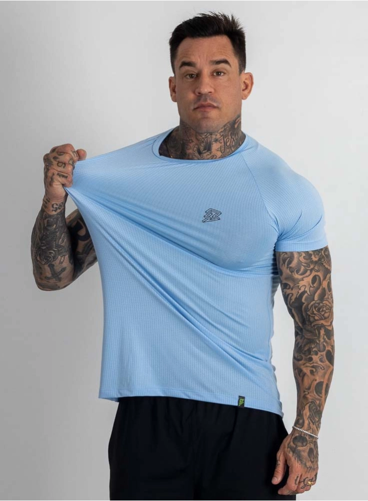 Camiseta Crown Dry Fit ice Classic Azul Beb&ecirc;