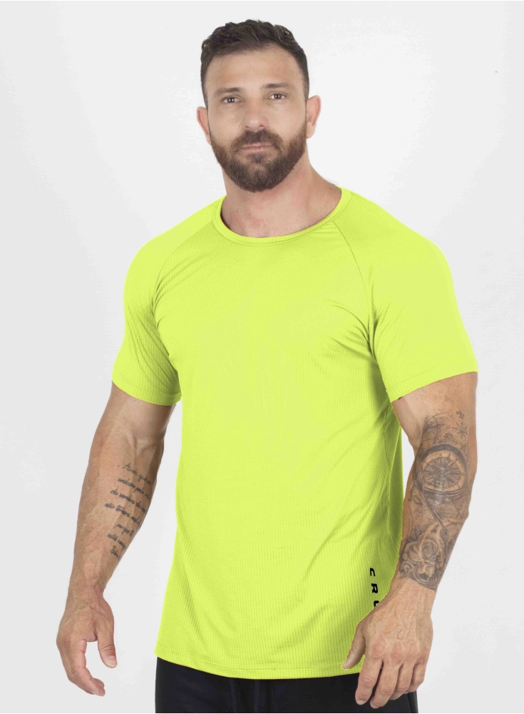 Camiseta Crown Dry Fit ice Elemental Neon