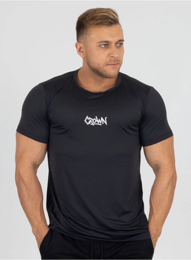 Camiseta Crown Dry Fit Ice Graffs Preta