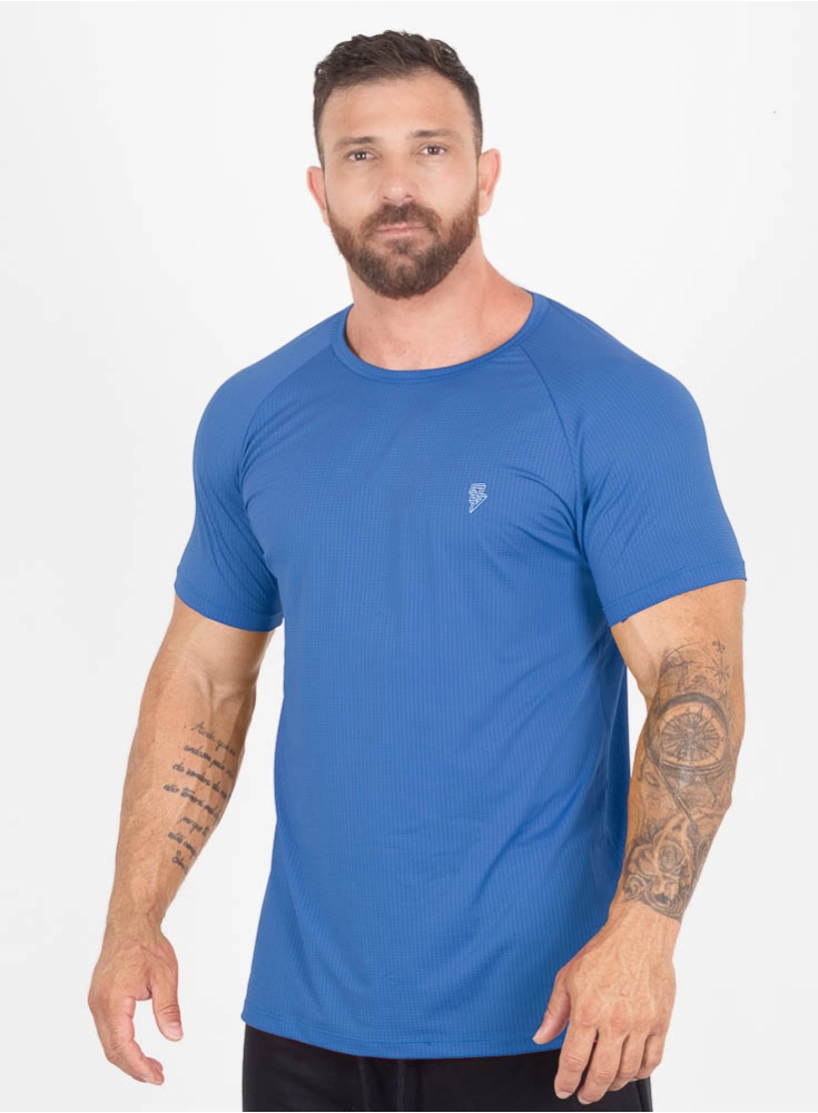 Camiseta Crown Dry Fit ice Classic Azul Matisse