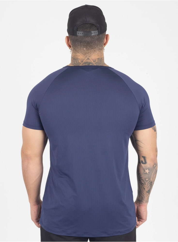 Camiseta Crown Dry Fit ice Raio Azul Marinho