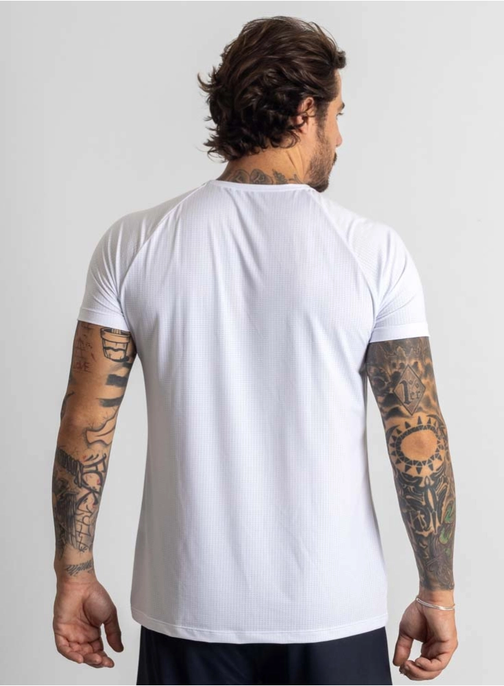 Camiseta Crown Dry Fit ice Raio Branca