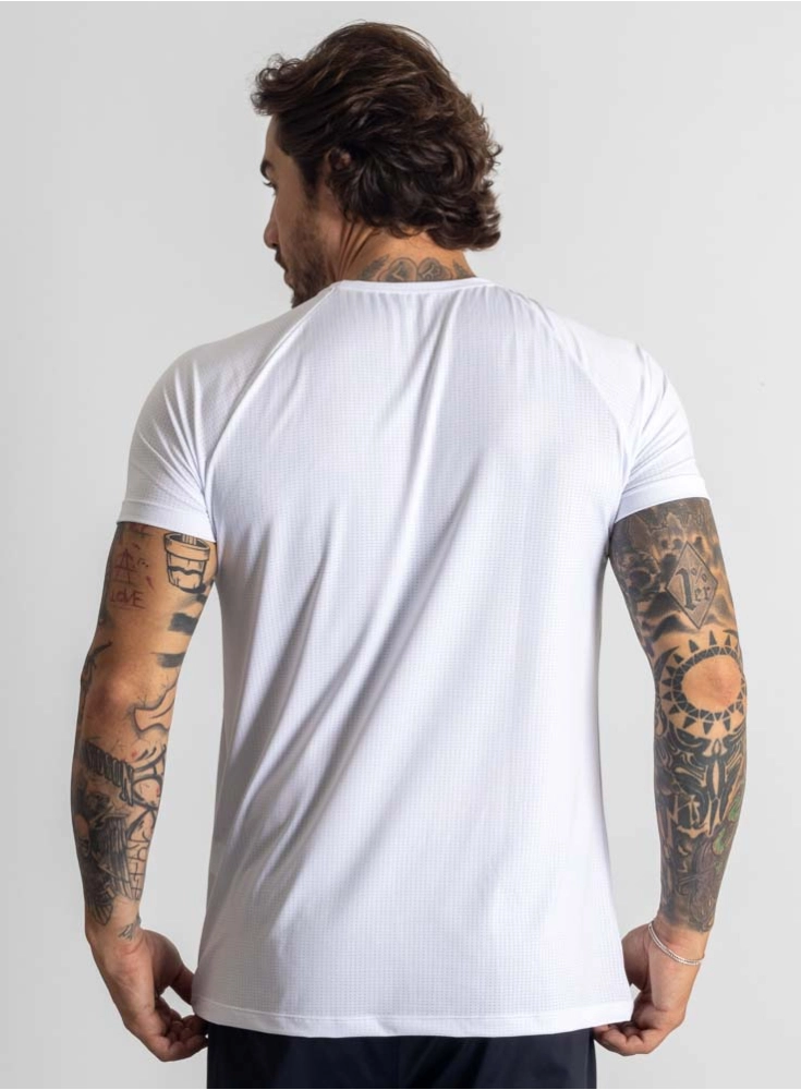 Camiseta Crown Dry Fit ice Raio Branca