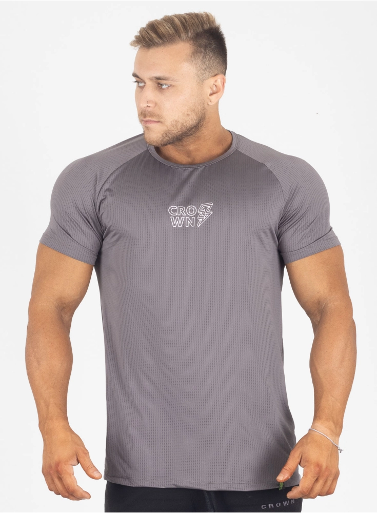 Camiseta Crown Dry Fit ice Raio Grafite