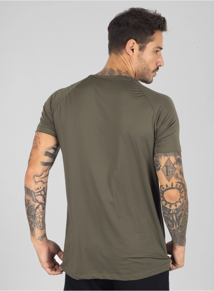 Camiseta Crown Dry Fit Ice Verde Musgo