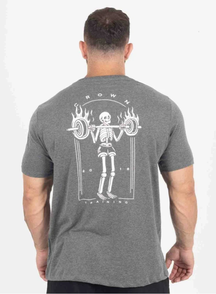 Camiseta Crown Training Blaze Reps Mescla Black
