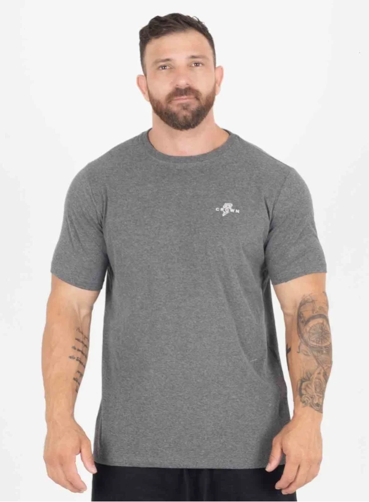 Camiseta Crown Training Blaze Reps Mescla Black