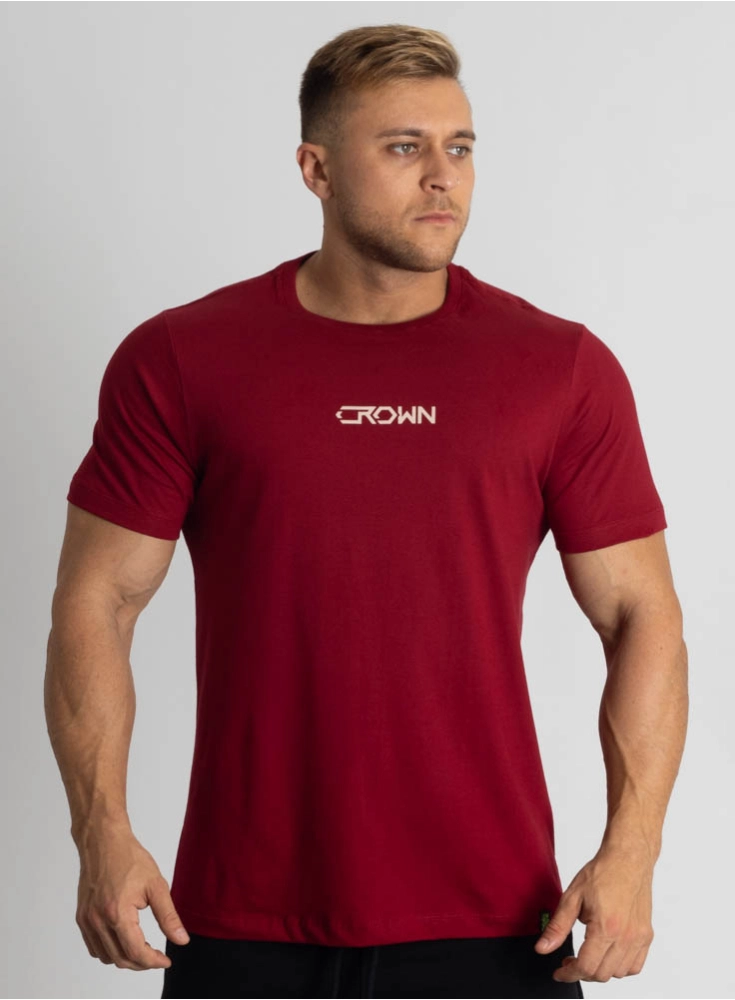 Camiseta Crown Training HardLine Bordô