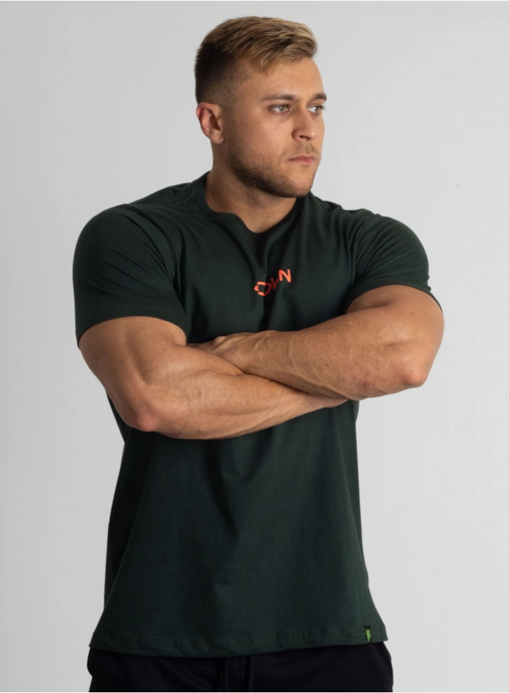 Camiseta Crown Training HardLine Verde Escuro