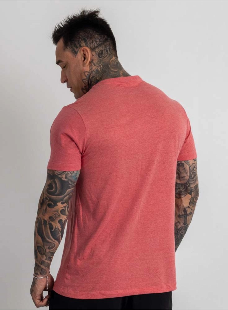 Camiseta Crown Training Minimalist Mescla Vermelho