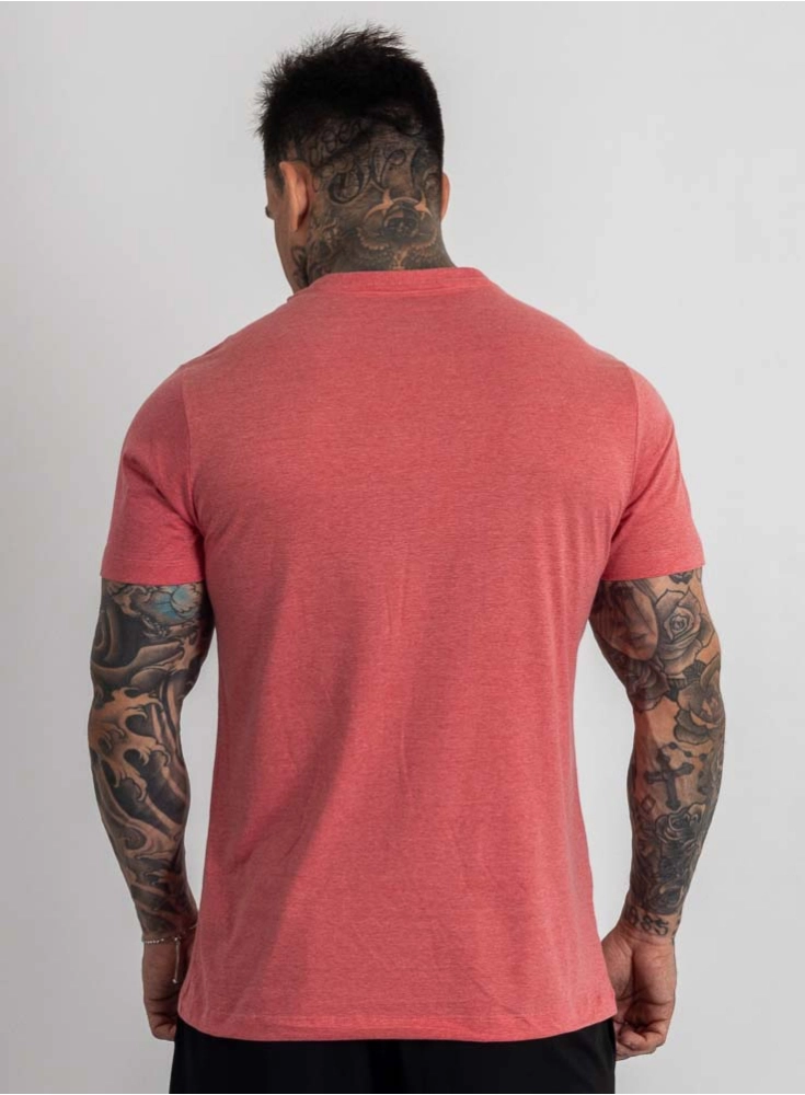 Camiseta Crown Training Minimalist Mescla Vermelho