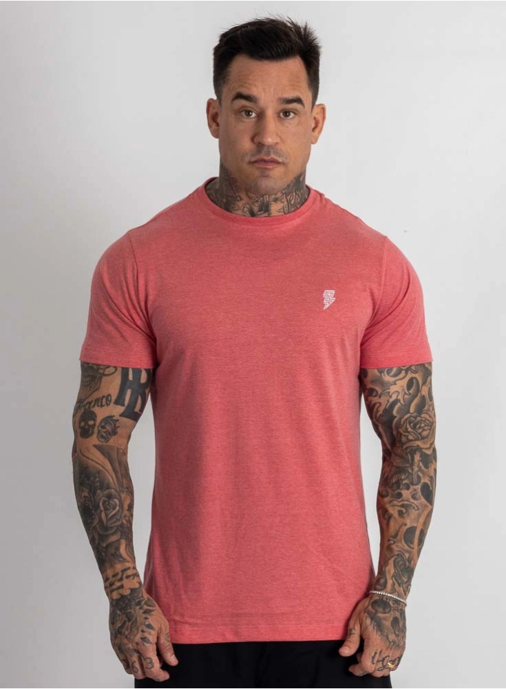 Camiseta Crown Training Minimalist Mescla Vermelho