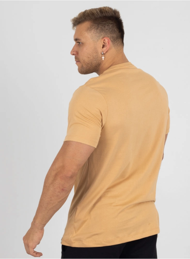 Camiseta Crown Training OldStyle Caramelo