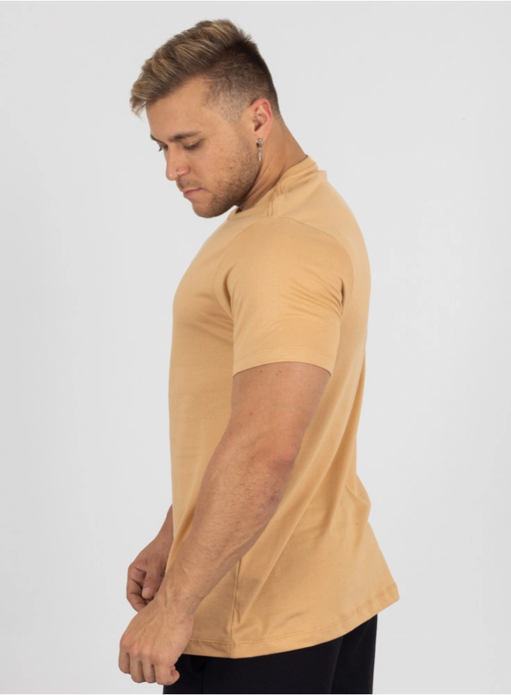Camiseta Crown Training OldStyle Caramelo