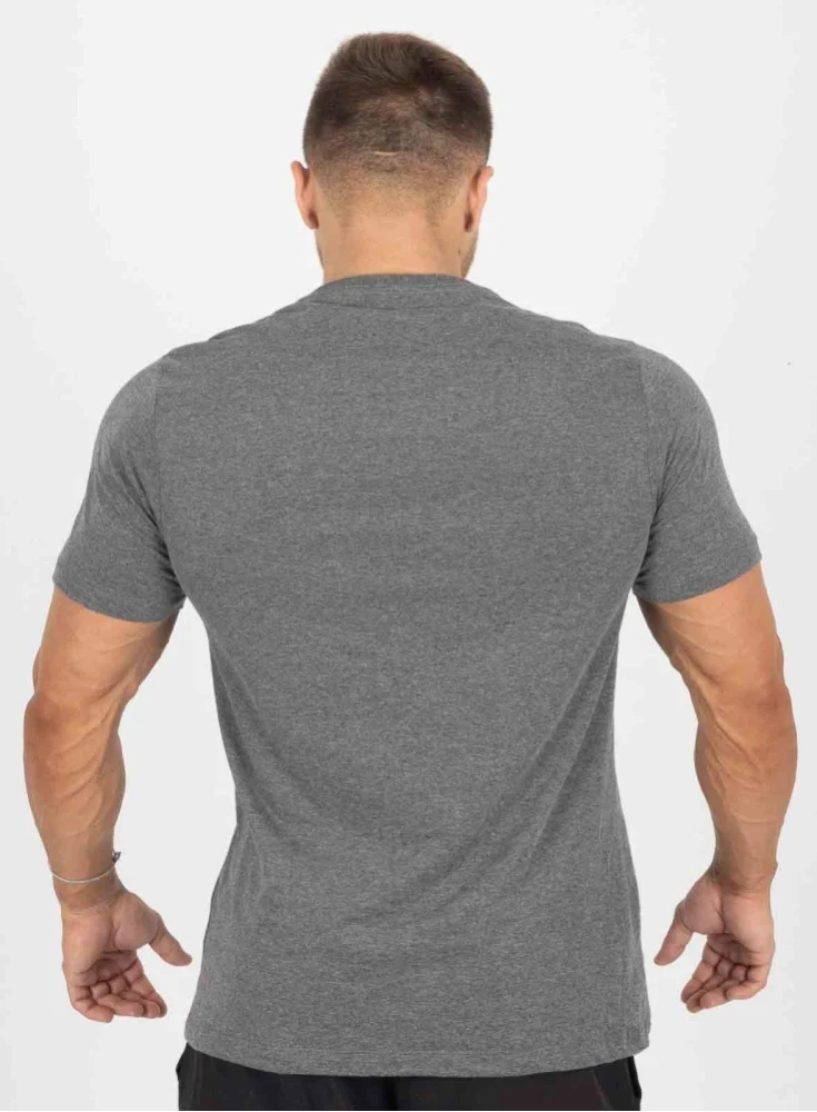 Camiseta Crown Training Original Bordada Mescla Black