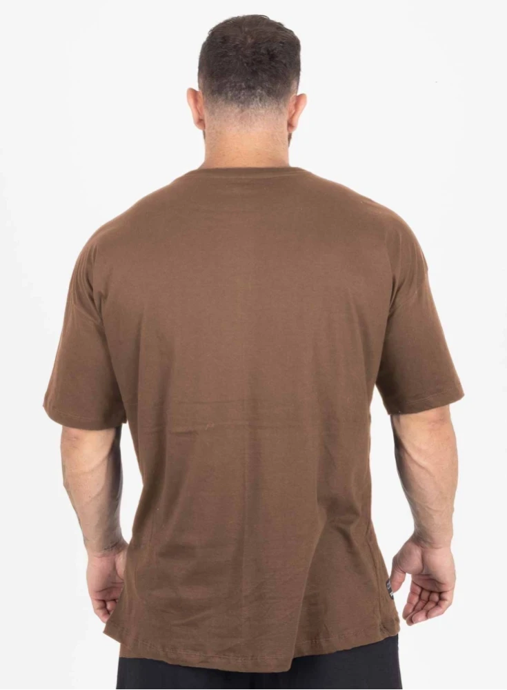 Camiseta Crown Training Over Shock Marrom