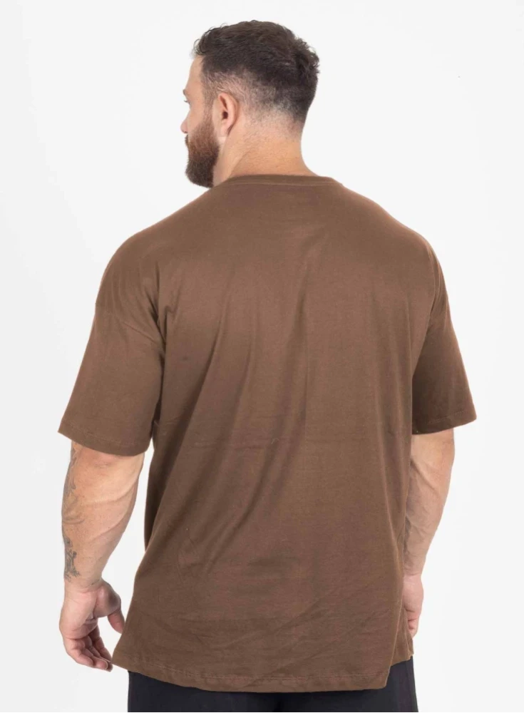 Camiseta Crown Training Over Shock Marrom