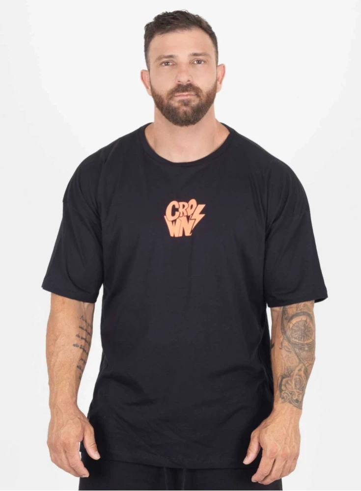 Camiseta Crown Training Over Shock Preta