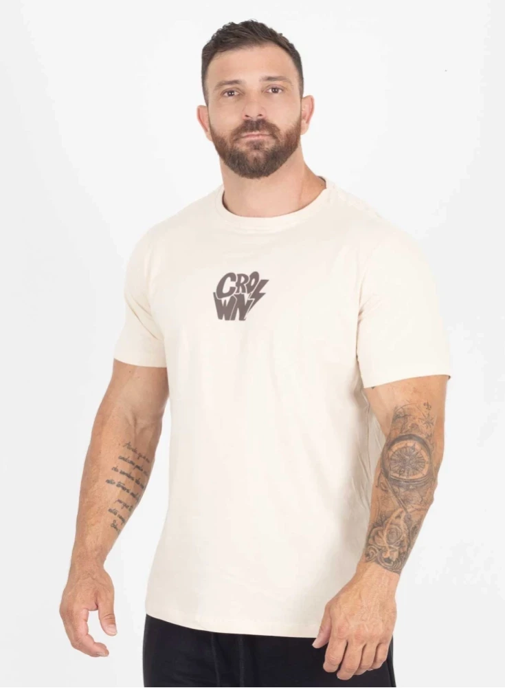 Camiseta Crown Training Shock Creme