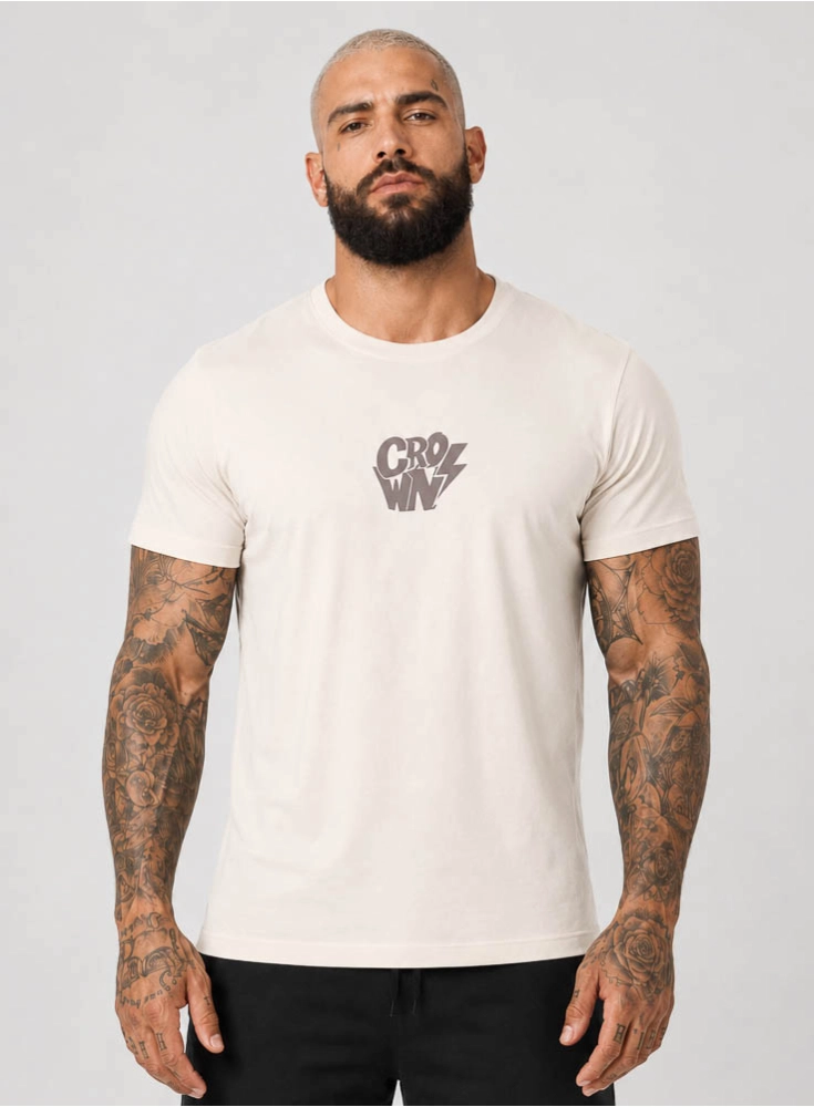 Camiseta Crown Training Shock Creme