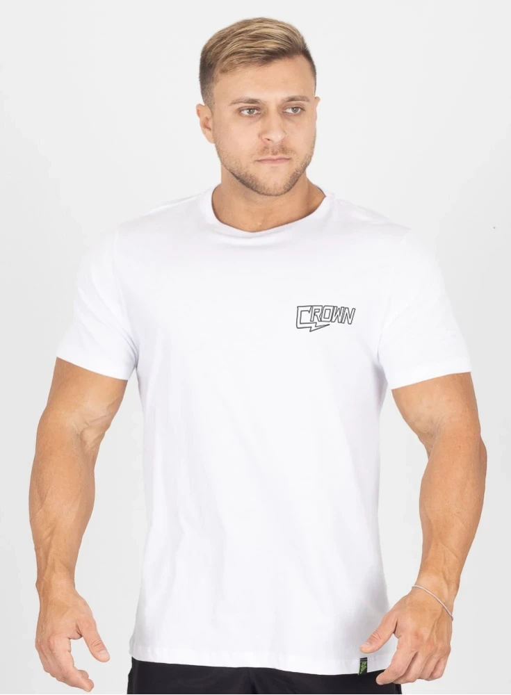 Camiseta Crown Training Spark Branca