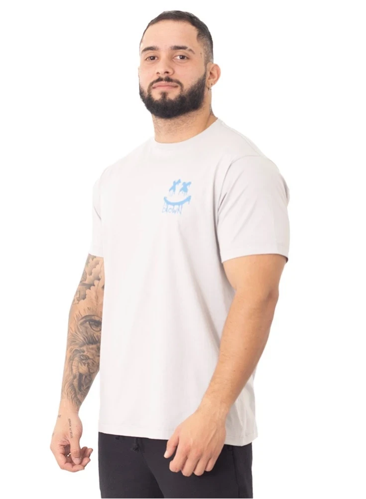 Camiseta Crown Training the Dark  Cinza 