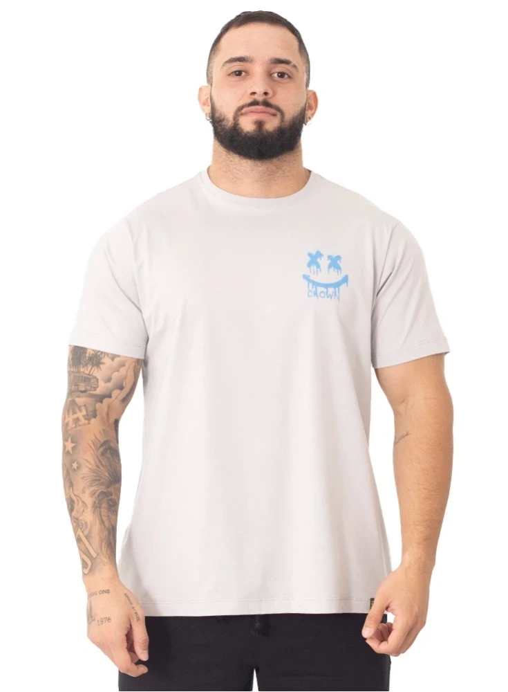 Camiseta Crown Training the Dark  Cinza 
