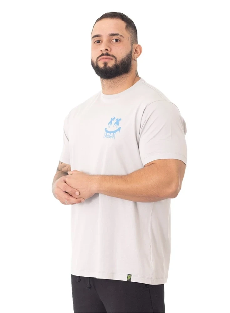 Camiseta Crown Training the Dark  Cinza 