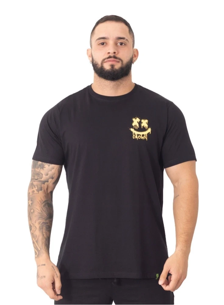 Camiseta Crown Training the Dark  Preto 