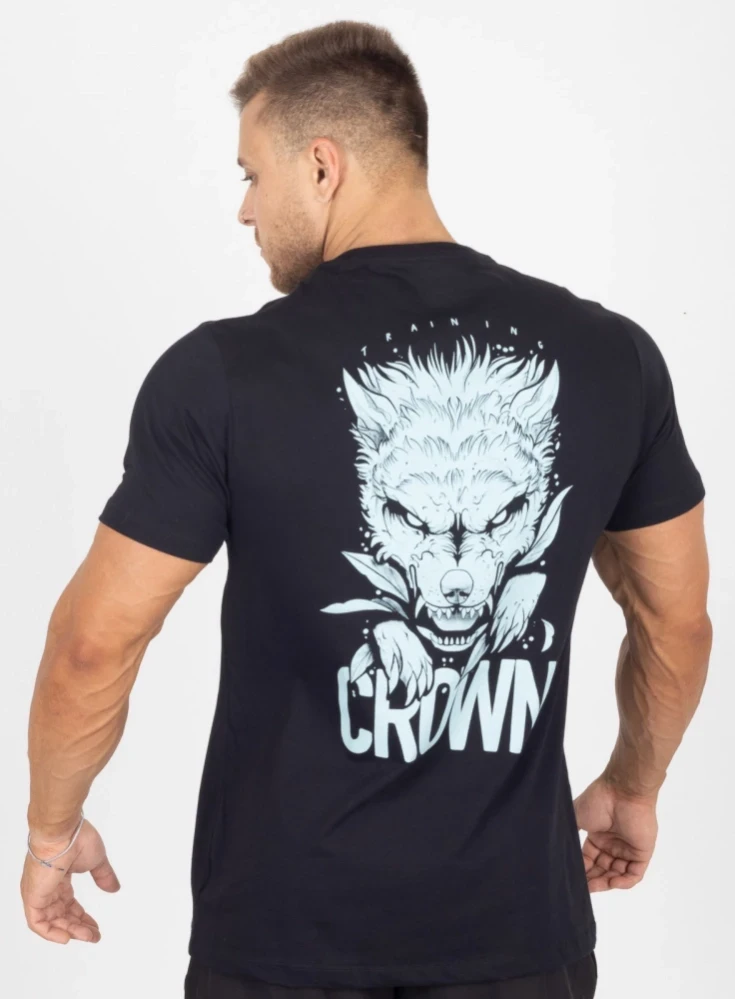 Camiseta Crown Training Wolf  Preto 