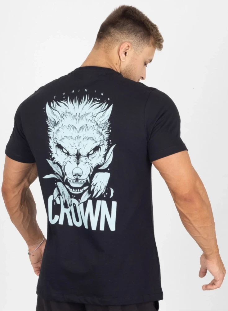 Camiseta Crown Training Wolf  Preto 