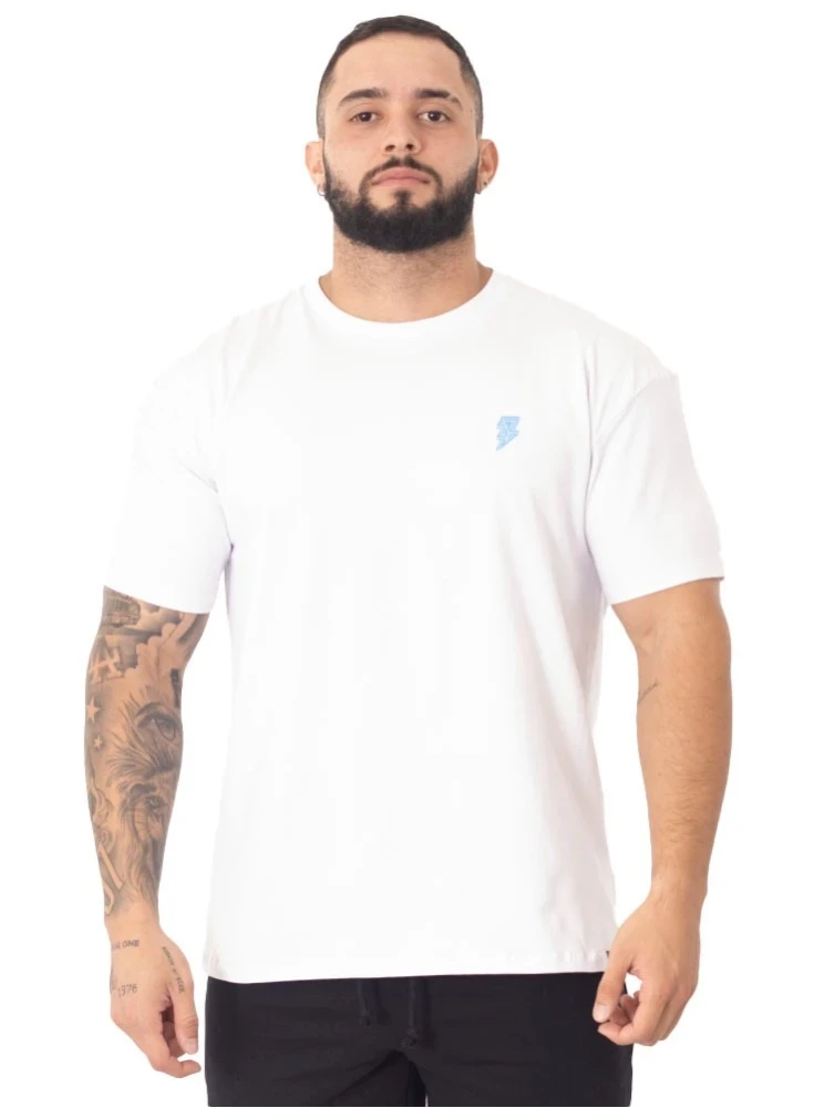 Camiseta Oversized Basica  Branco 